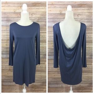 ASOS Petite 00 Shift Dress Draped Jersey Knit